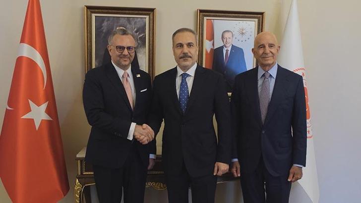 Bakan Fidan, Trump'ın Afrika'dan Sorumlu Kıdemli Danışmanı Boulos'u kabul etti