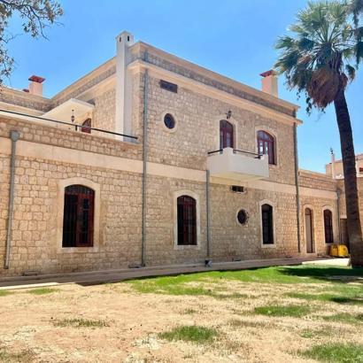 Kibar Feyzo filminin çekildiği konakta restorasyon devam ediyor