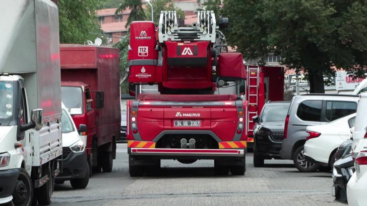 İstanbul- Başakşehir'de 6 katlı iş yerinde yangın