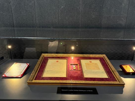 Samsun, 101 yıl sonra İstiklal Madalyası'na kavuştu