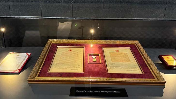 Samsun, 101 yıl sonra İstiklal Madalyası'na kavuştu