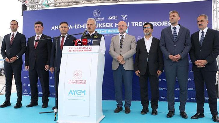 Bakan Uraloğlu: Ankara-İzmir arası seyahat süremiz 3,5 saate düşecek