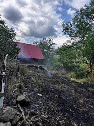 Bolu’da kuru ot yangını