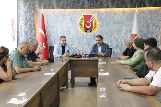 AK Parti il teşkilatından Kayseri Gazeteciler Cemiyeti'ne ziyaret