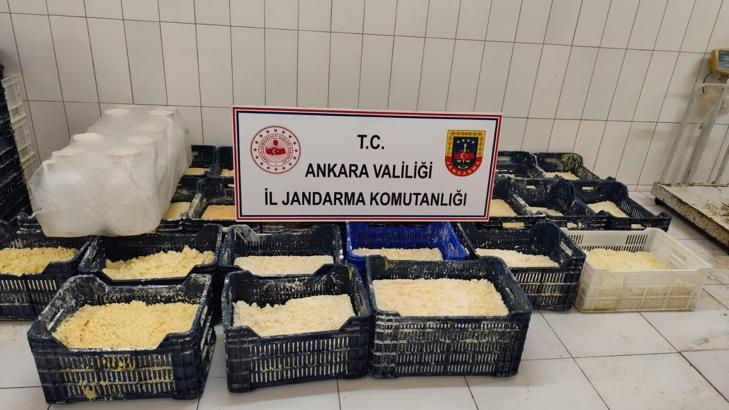 Ankara'da 12 milyon liralık niteliği değiştirilmiş gıda operasyonu; 1 tutuklama