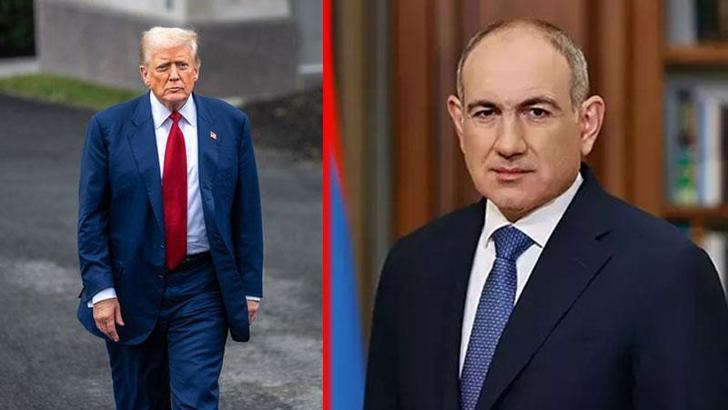 ABD Başkanı Trump, Ermenistan Başbakanı Paşinyan'ı Bayaz Saray’da kabul etti