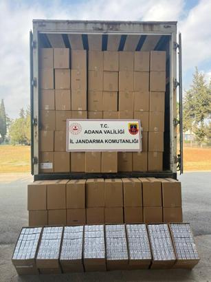 Araçta 4 milyon 650 bin kaçak makaron ele geçirildi