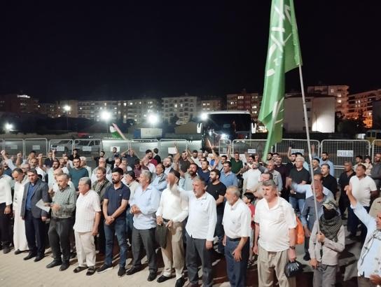 Mardin’de İsrail protestosu