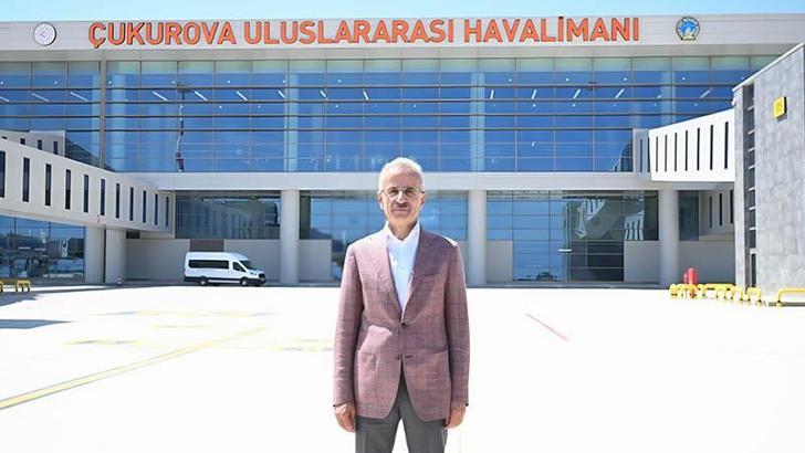 Bakan Uraloğlu: Çukurova Uluslararası Havalimanı'nı, 5,1 milyon yolcuya hizmet verdi