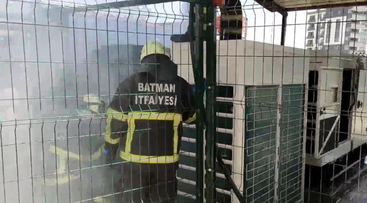 Batman'da jeneratör yangını