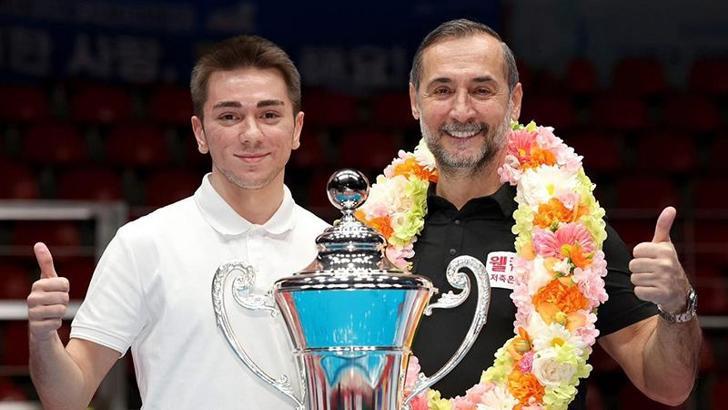 Kore profesyonel bilardo liginde Semih Saygıner 3'üncü, Burak Haşhaş 5'inci oldu