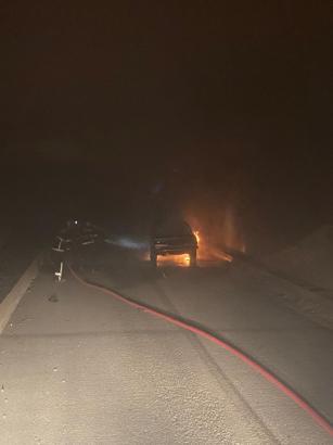 Kastamonu'da iki ayrı yangında otomobil ve forklift kullanılamaz hale geldi