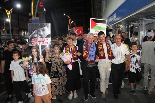 Mattia Ahmet Minguzzi için Of’ta yürüyüş düzenlendi