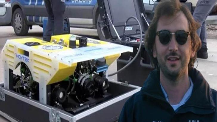 Teknesi parçalanmış halde bulunan iş insanı insansız su altı robotu ile aranıyor