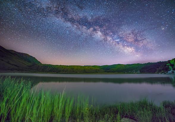 Nemrut'ta uzun pozlama tekniğiyle yıldızları fotoğrafladı