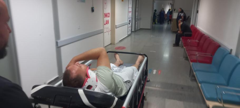 Polis, komiserlik sınavından dönerken kaza yaptı: 2 yaralı