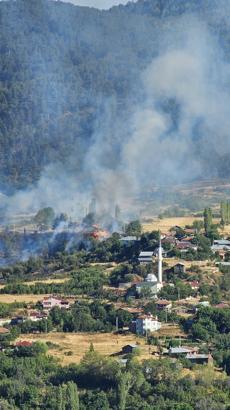 Kastamonu'da yangın; 30 dönüm arazi kül oldu