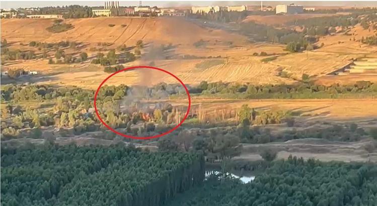 Hevsel Bahçeleri’nde çıkan yangın söndürüldü