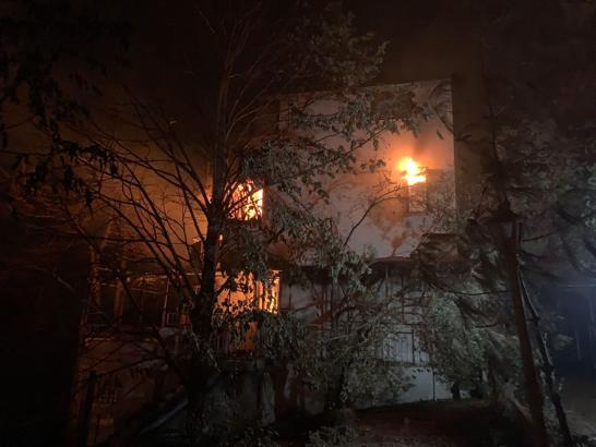 Çanakkale'de orman yangını (12)