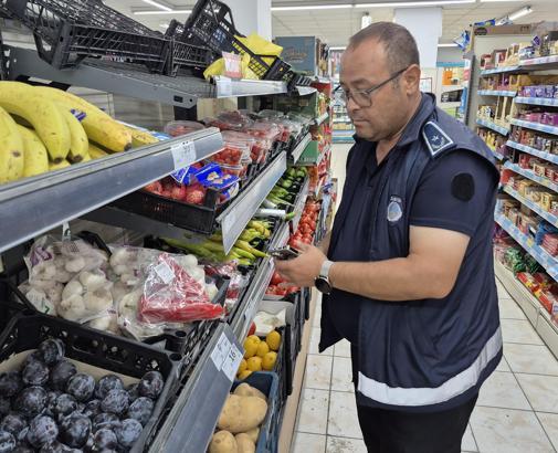 Eğirdir'de zincir marketlere denetim