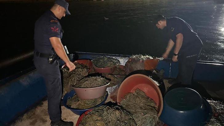 Zonguldak'ta kaçak avlanan 114 kalkan balığı ele geçirildi