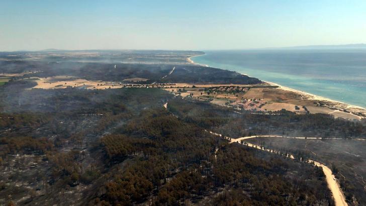 Edirne'deki orman yangını 16 saatte kontrol altına alındı (2)