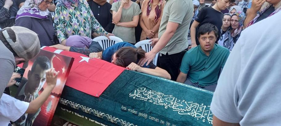 Gönen'de 2 işçinin öldüğü fabrika yangını güvenlik kamerasında (3)