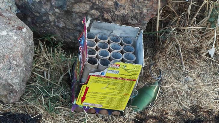 İstanbul - Maltepe’de otluk alanda havai fişek atan kişi yangına sebep oldu