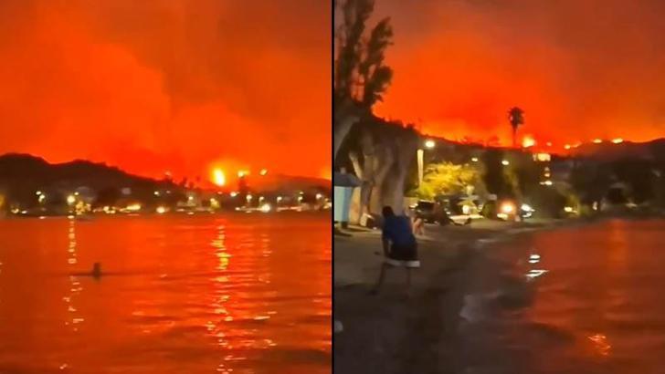 Yunanistan'da orman yangınları devam ediyor