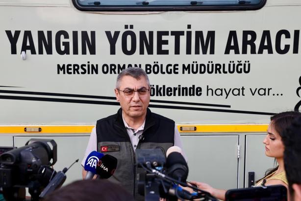 Mersin'de 3 ayrı noktada orman yangını / Ek fotoğraf