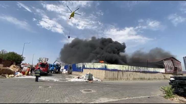 Eskişehir’de fabrikada çıkan yangın, 2 fabrikaya daha sıçradı / Ek fotoğraflar