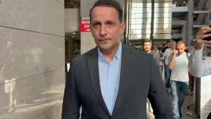 Mücahit Birinci ÅŸikayetçi olmak üzere adliyeye geldi