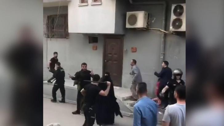 Komşu kavgasına polis, biber gazıyla müdahale etti