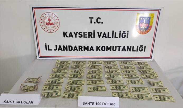 Kayseri’de sahte 4 bin 200 dolar ele geçirildi