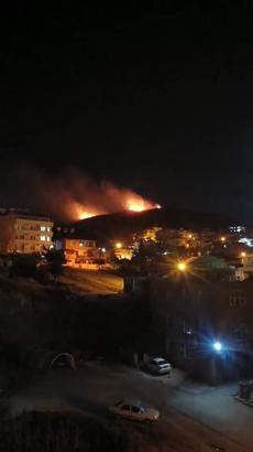 Hatay'da orman yangını ikinci gününde; havadan müdahale başladı (5)