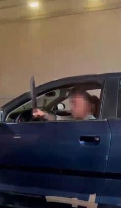 Ankara'da trafikte döner bıçaklı tehdide gözaltı