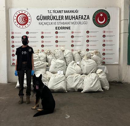 Kapıkule'de 245 kilo esrarı 'Füge' buldu