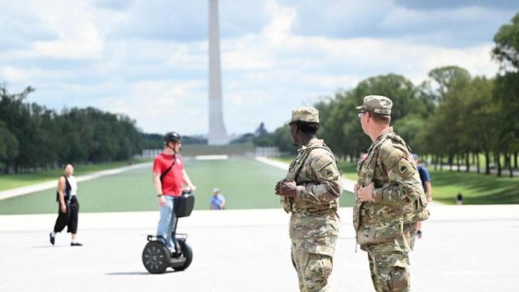 Washington'a sevk edilen Ulusal Muhafızların tamamı görev yerlerine yerleşti