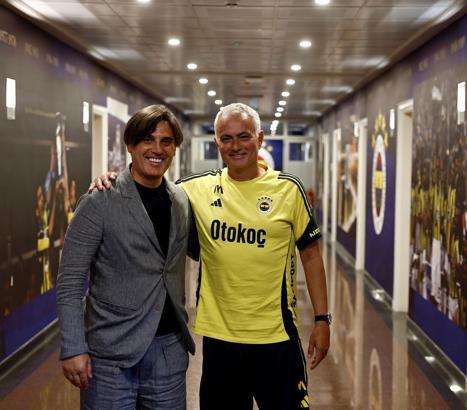 Vincenzo Montella'dan Jose Mourinho'ya ziyaret