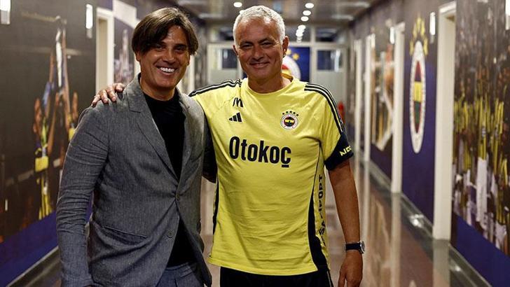 Vincenzo Montella'dan Jose Mourinho'ya ziyaret