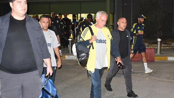 Fenerbahçe kafilesi İzmir'e ulaştı