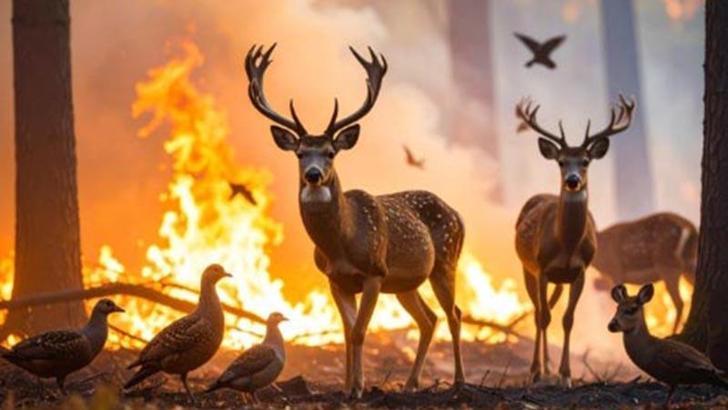 Orman yangınlarından etkilenen alanlarda av yasağı