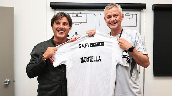 Vincenzo Montella, Solskjaer'i ziyaret etti