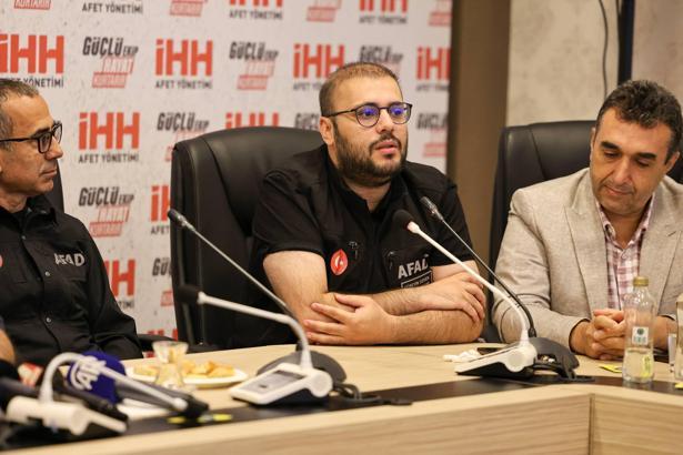 İHH 5’inci Ulusal Afet Yönetimi Tatbikatı basın toplantısı düzenledi