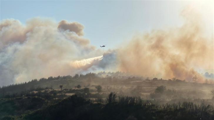 Çanakkale’de orman yangını: 1 köy tahliye edildi (3)