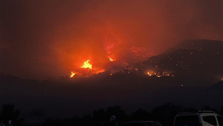 Çanakkale’de orman yangını: 5 köy tahliye edildi (4)