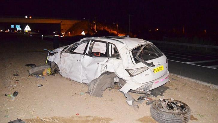 İngiltere'den tatile gelen ailenin otomobili takla attı: 2 ölü, 3 yaralı