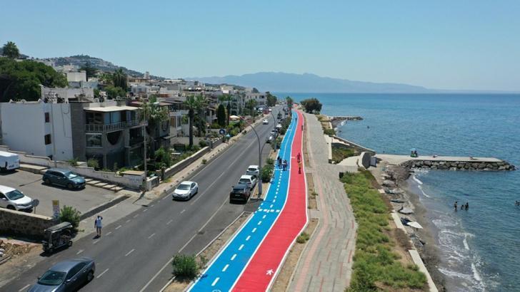 Bodrum Turgutreis'e 3 kilometrelik bisiklet ve koşu yolu