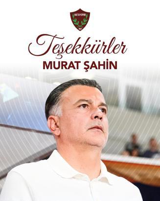 Hatayspor’da Murat Şahin ile yollar ayrıldı