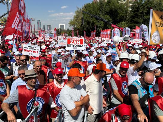 Memur-Sen’den Anadolu Meydanı’nda zam mitingi